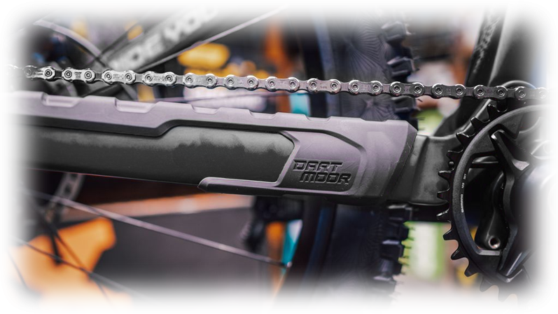 Custom chainstay and downtube protection