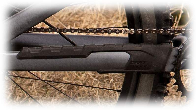 Dartmoor_Thunderbird Superenduro_custom chainstay and downtube protection