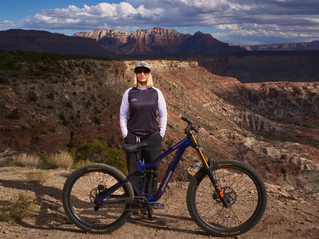 Chasing Dreams Natalia with Her Thunderbird FR at the Rampage Zone