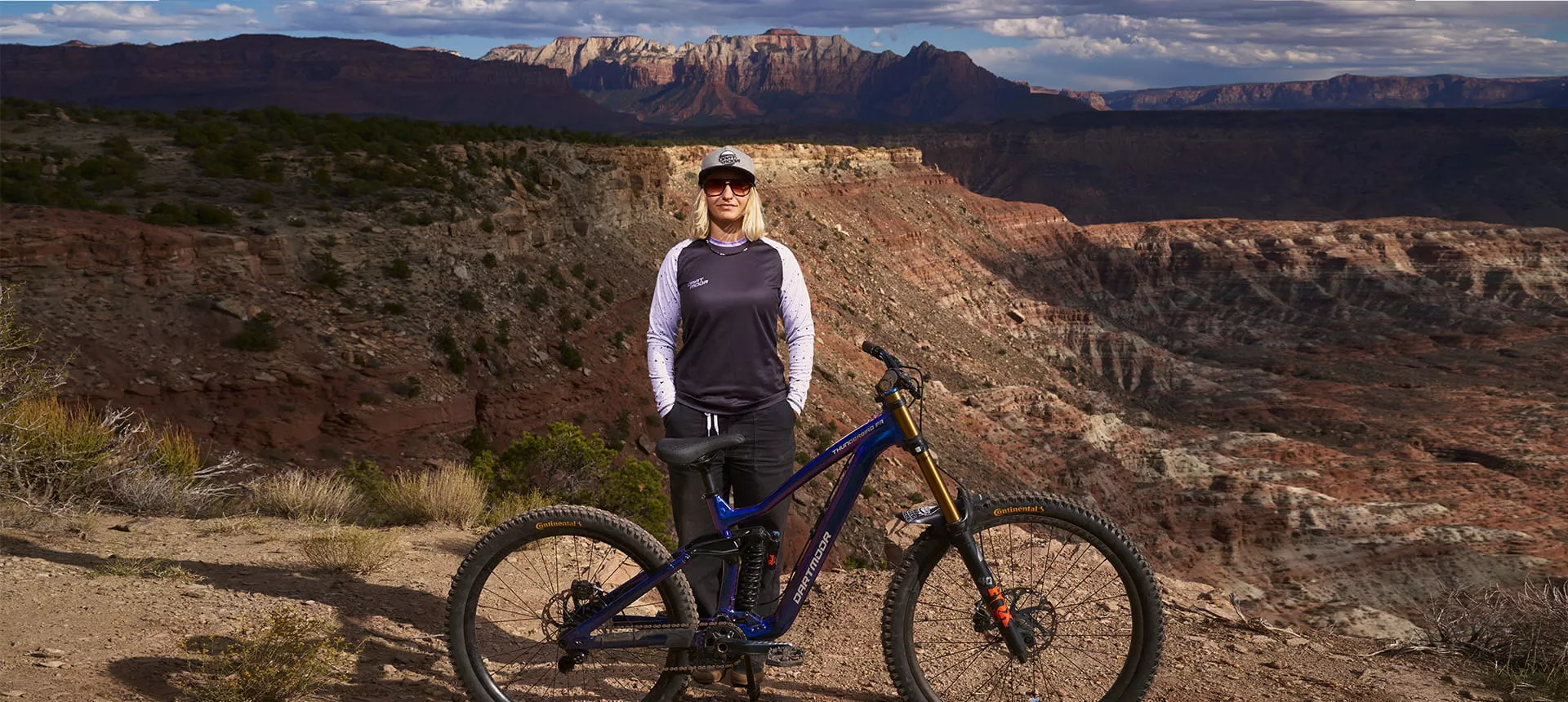 Chasing Dreams Natalia with Her Thunderbird FR at the Rampage Zone